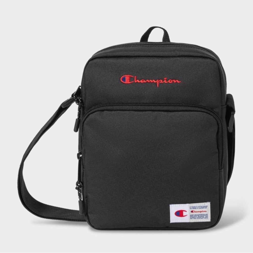 Champion Method Crossbody HandBag Black NEW